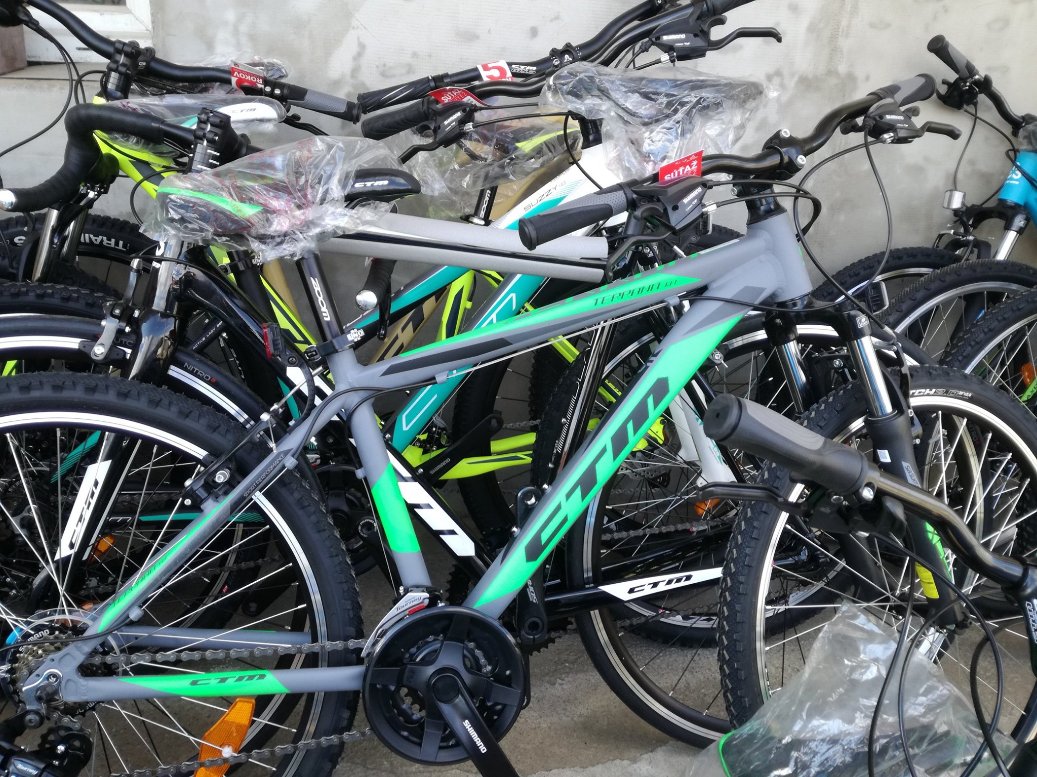 nové naskladnené bicykle na predajni, kvalitné športové bicykle v košiciach